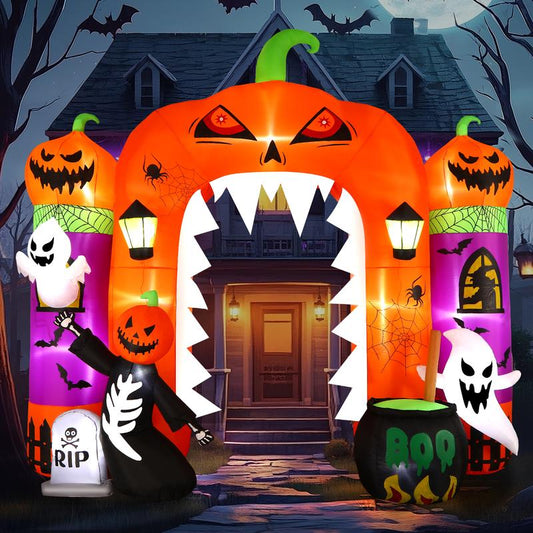 Giant LED Halloween Inflatable Pumpkin